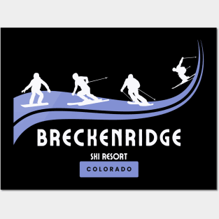 Breckenridge Ski Resort, Colorado. Gift Ideas For The Ski Enthusiast. Posters and Art